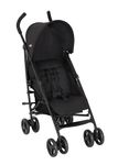 Graco EZLite, ultimate easy-to-use lightweight stroller at only 6.6kg for on-the-go families. Suitable from birth to approx. 3 years (15kg), Midnight fashion, Black