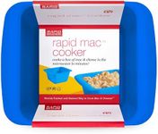 Rapid Mac Cooker | Microwave Macaroni & Cheese in 5 Minutes | Perfect for Dorm, Small Kitchen or Office | Dishwasher-Safe, Microwaveable, BPA-Free (Blue, 1-Pack)…