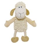 Rosewood Farmyard Sheep Dog Toy, tan