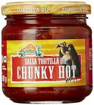 Cantina Mexicana Chunky Hot Salsa Dip Sauce (190g) | Mexican Cuisine | with Tomato, Chilli Peppers & Garlic | for Tacos, Burritos & Nachos | Veg