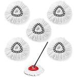 5 Pack Mop Replacement Heads, Spin 