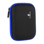 FLORICAN External Hard Drive Case Shell 2.5-Inch Hard Drive Portable Storage Organizer Bag for Earphone USB Cable Mobile Charger Hard Disk - Double Padded WD Seagate Sony Dell Toshiba