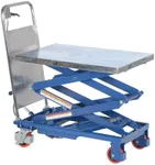 Vestil CART-200-D Double Scissor Hydraulic Elevating Cart, 220 lb. Capacity, 27-1/2" x 17-1/2" Platform