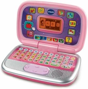 VTech - Diverpink PC, ordenador infantil educativo para niños +3 años, Versión ESP