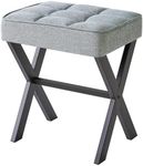 IBUYKE Square Makeup Stool with X-L
