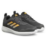 adidas Men's Synthetic & Textile Restound M Running Shoes GRESIX/MAGRMT/ACTGOL, 8 UK, Grey (Set of 1 Pair)