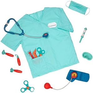 Battat – Doctor Kit for Kids – Kids Doctor Playset with Costume – 11 Medical Tools with Mask & Scrub Top – Toy Set for Pretend Play – 3 Years + – Little Doctor’s Kit