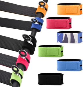 6 Pcs Fishing Rod Belt Straps, Hook & Loop Fishing Rod Belts, Elastic Fishing Pole Belts Stretchy Straps for Casting Rods, Spinning and Fly