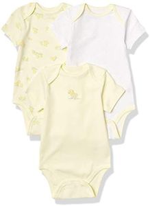 Little Me Clothes for Baby Girls' 3-Pack 100% Cotton Scratch Free Tag Little Duckies Onesies, 3 Months