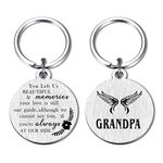 Resdink Bereavement Gifts for Loss of Grandfather Grandpa, Sympathy Keychain for Loss of Grandfather, Memory Grandpa Present