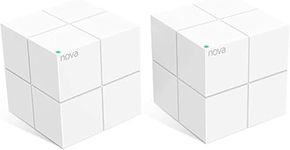 Tenda Nova MW6 Mesh WiFi System - Up to 4000 sq.ft. Whole Home Coverage, WiFi Router and Extender Replacement, Gigabit Mesh Router for Wireless Internet, Works with Alexa, Parental Controls, 2-pack