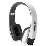 XTRONS White IR Wireless Headphones Dual Channel Stereo Infrared Headsets Cordless Two Channels with Built-in IR Transmitter