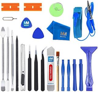 MMOBIEL 23 in 1 Professional Opening Tool Kit incl Anti Static Wrist Strap for Repair of Electronic Devices