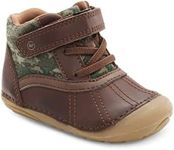 Stride Rite Baby-Girl's Sm Talley First Walker Shoe, Brown, 3.5 Wide Infant