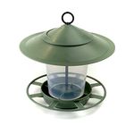 etree Easy Clean Hanging Lantern Bird Feeder (2023 Design) - Prevent Disease & Protect Wildlife Slate Green Pack of 1