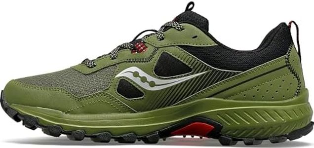 Saucony Men's Excursion TR16 Trail Running Shoe, Glade/Black, US 13