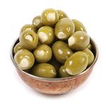 Dorri - Olives Stuffed Garlic In Extra Virgin Olive Oil 1kg | Green Olives, Greek Olives, Pickled Garlic, Mediterranean Flavour, Healthy Party Snack (From 250g to 3kg)