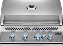 Napoleon Built-In 700 Series 32-inch Natural Gas Grill Head with Infrared Rear Burner - BIG32RBNSS-1-4 Main Burners, Infrared Rear Burner, Stainless Steel, Included Rotisserie Kit