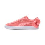 PUMA Women's Suede Bow WN's Sneaker, Shell Pink-Shell Pink, 5.5 UK