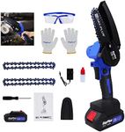 Cordless Electric Chainsaw Battery Saw Cutter for Cutting Tree Wood Branches DIY