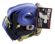 Erickson 58523 E-Track Ratchet Strap (with Roller Idler, 2" Wide x 12' Long, 3300 lb Load Capacity),1 Pack