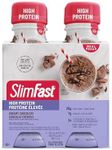 Slim Fast Advanced Nutrition, Meal Replacement Shake, 20g High Protein, Creamy Chocolate Ready To Drink, Gluten & Lactose Free, 4 Bottles x 325ml