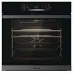 Hisense BSA63222ABUK 77L Built-in Electric Single Oven - Jet black - A Rated, 59.5 x 56.4 x 59.5 cm (L x W x H)