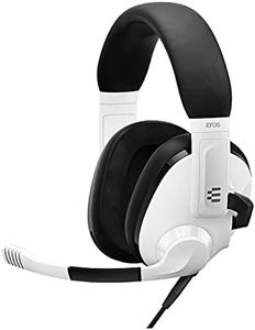 EPOS H3 Closed Acoustic Gaming Headset with Noise-Cancelling Microphone - Plug & Play - Audio - Around The Ear - Adjustable, Ergonomic - for PC, Mac, PS4, PS5, Switch, Xbox - White