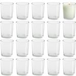 BELLE VOUS 72 Pack Clear Glass Voti