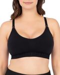 Kindred Bravely Sublime Support Low Impact Nursing & Maternity Sports Bra (Black, Small)