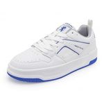 Red Tape Men's White/Blue Sneakers - 9 UK