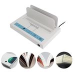 Thermal Binding Machine 500 Sheets Capacity Book Binding Material 110V Binding Machine A3(Short Edge)/A4/A5 Document Heat Binder（White)