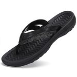 OUSIMEN Women's Flip Flops Non-Slip Arch Support Thong Sandal Casual Slipper