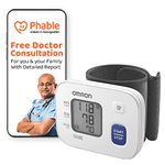 Omron HEM 6161 Digital Blood Pressure Monitor With Phable’s Care 360 Free Doctor Health Assessment