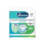 Dr. Beckmann Laundry Detergent Sheets NON-BIO SPRING FRESH Pre-dosed 50 sheets