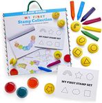 Kid Made Modern Baby Paint My First Stamp Collection - Art Activity Kit for Toddlers Ages 3 and Up