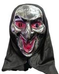 LUDALY Scary Horror Comic Face Mask For Halloween Party fancy dress Costume Ball Dance Party etc. (Pack of 5, Silver & Black)