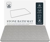 DAWNTREES Stone Bath Mat, Diatomace