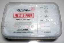 2lb All Natural Sulfate Free Stephenson Melt and Pour Soap Base (Crystal Natural HF) by Stephenson