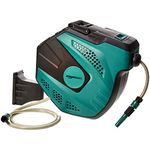 Amazon Basics Auto-Rewindable Wall-Mounted Reel with Hose, 35 m, Blue Green