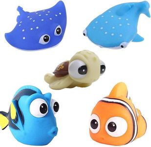 Toddler Bath Toys for Boys Girls, Baby Water Bath Time Cute Fish Toys Happy Underwater Story Water Squirt Spray Bathtub Baby Play Children Water Toys