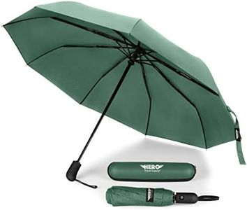 HERO Travel Umbrella – Windproof, Compact and Portable (Green)