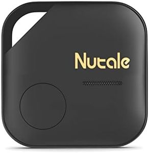 Nutale Air Pro Key Finder Tag Black - Only IOS - 1Pcs Bluetooth Item Finder Tracker Item Locator - Work with iPhone or iPad - Battery compartment - Keep Track of the items that Matter Most