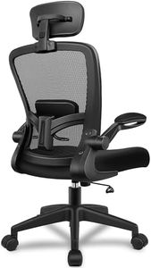 FelixKing Ergonomic Office Chair, Headrest Desk Chair Office Chair with Adjustable Lumbar Support, Home Office Swivel Task Chair with High Back and Armrest, Adjustable Height Gaming Chair(Black)