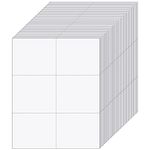 Lincia 200 Sheet Perforated Cardstock Paper 8-1/2" x 11" White Printable Postcards Business Cards 6 Per Page Blank Perforated Cardstock 150 GSM Printable Postcards Compatible with Laser Inkjet Printer