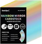 A4 Rainbow Mirror Cardstock Paper, 