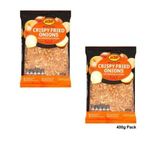 Gharana Crispy Fried Onions 400g (Pack of 2) | Perfect Crunch for Salads, Soups, and More | Ready-to-Use Onion | Premium Quality for Cooking and Snacking | Superior Flavor | Sprinkle with Crunch