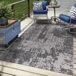 Keen Home Design Waterproof Outdoor Area Rug, Patio Deck Porch, 12x15