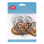 Tala 10A09518 Cookie Cutters, Chrome, Stainless Steel, Heart