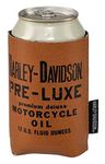 Harley-Davidson Pre-Luxe Leatherette Neoprene Can Cooler - Hold 12 oz. Cans